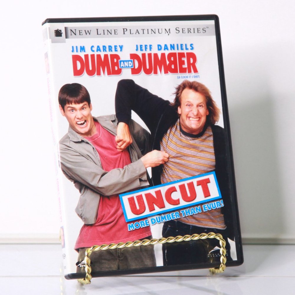 Dumb and Dumber UNCUT DVD Movie Starring Jim Carrey & Jeff Daniels Comedy